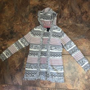 Cynthia Rowley Girl Cardigan Sweater with hood